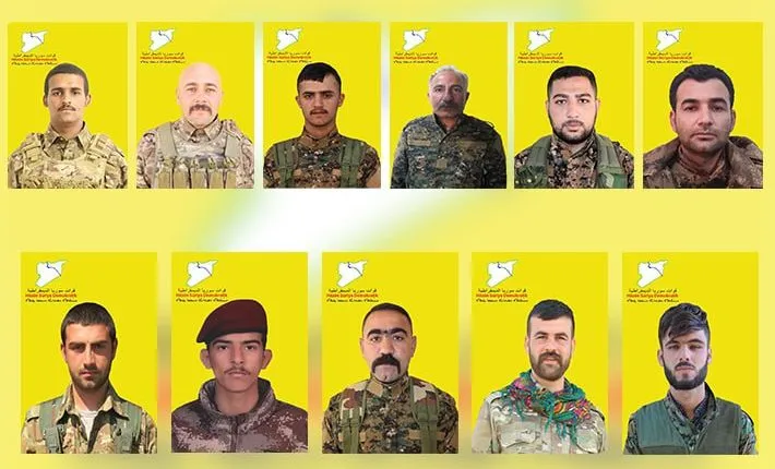 SDF reveals records of new group of martyrs of "Hammer of Peoples" campaign
