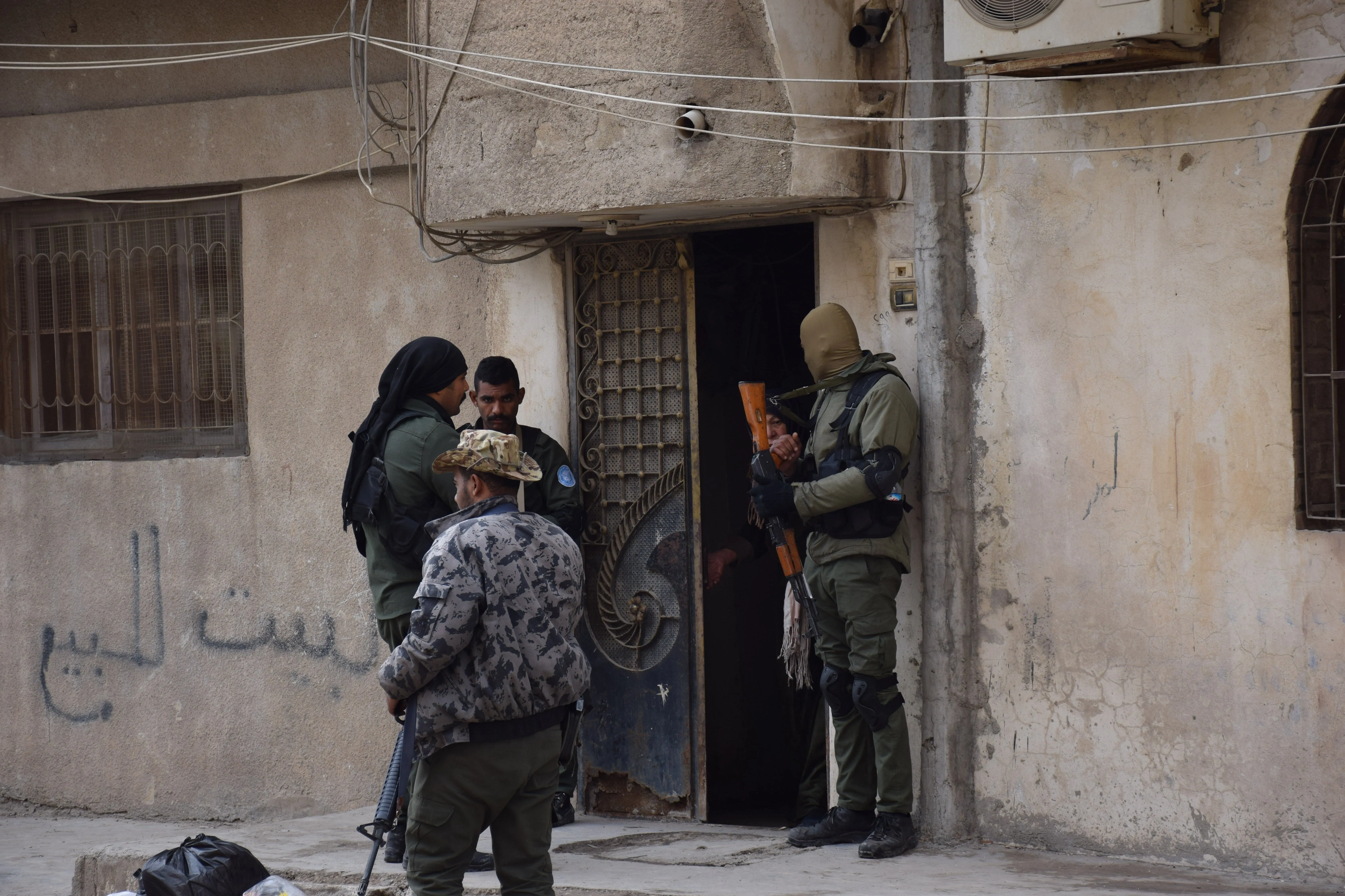 Sweep operations continue in Khashman and Salhiya neighborhoods, north of Hasaka city