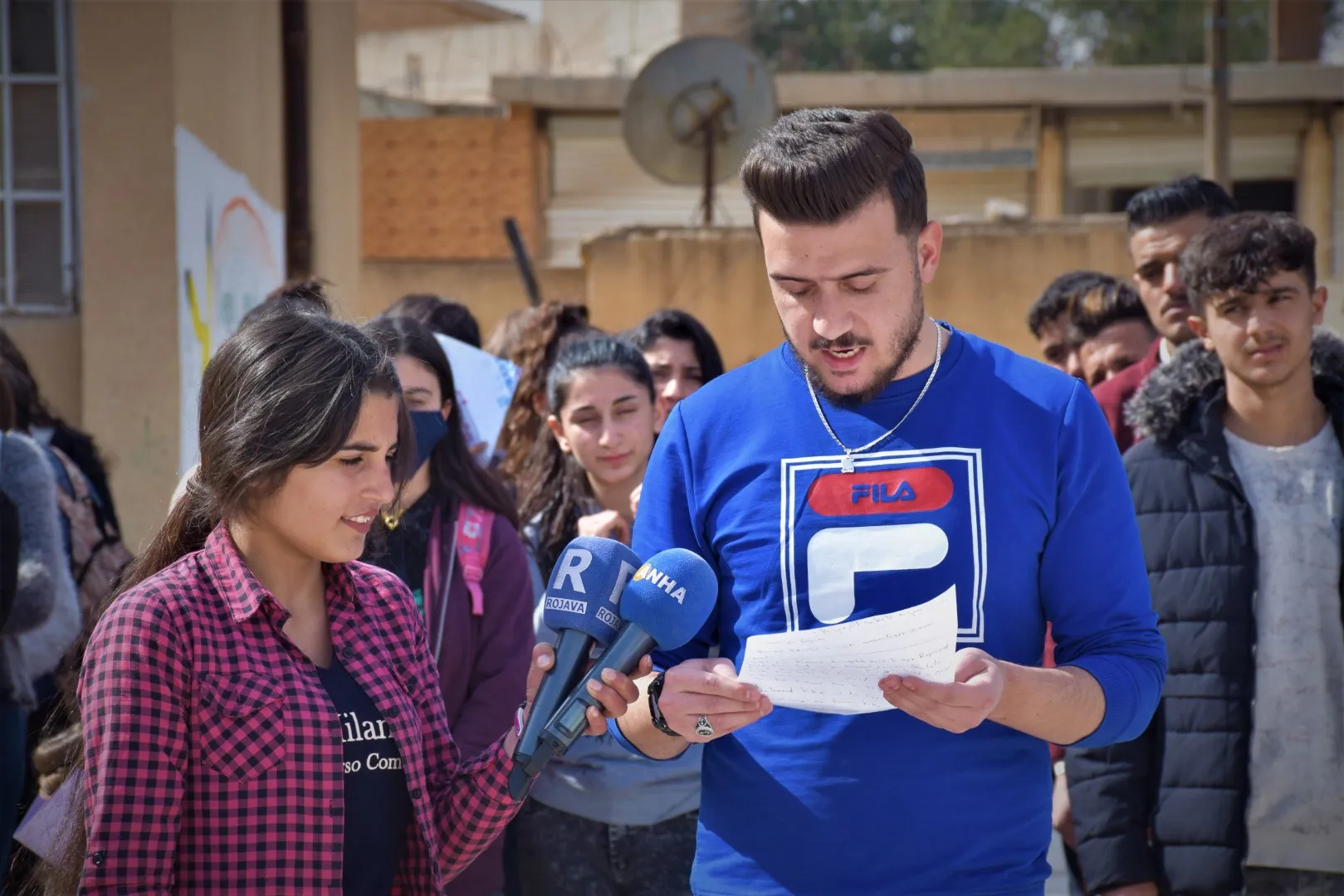Rojava students- teachers call for official recognition to Kurdish
