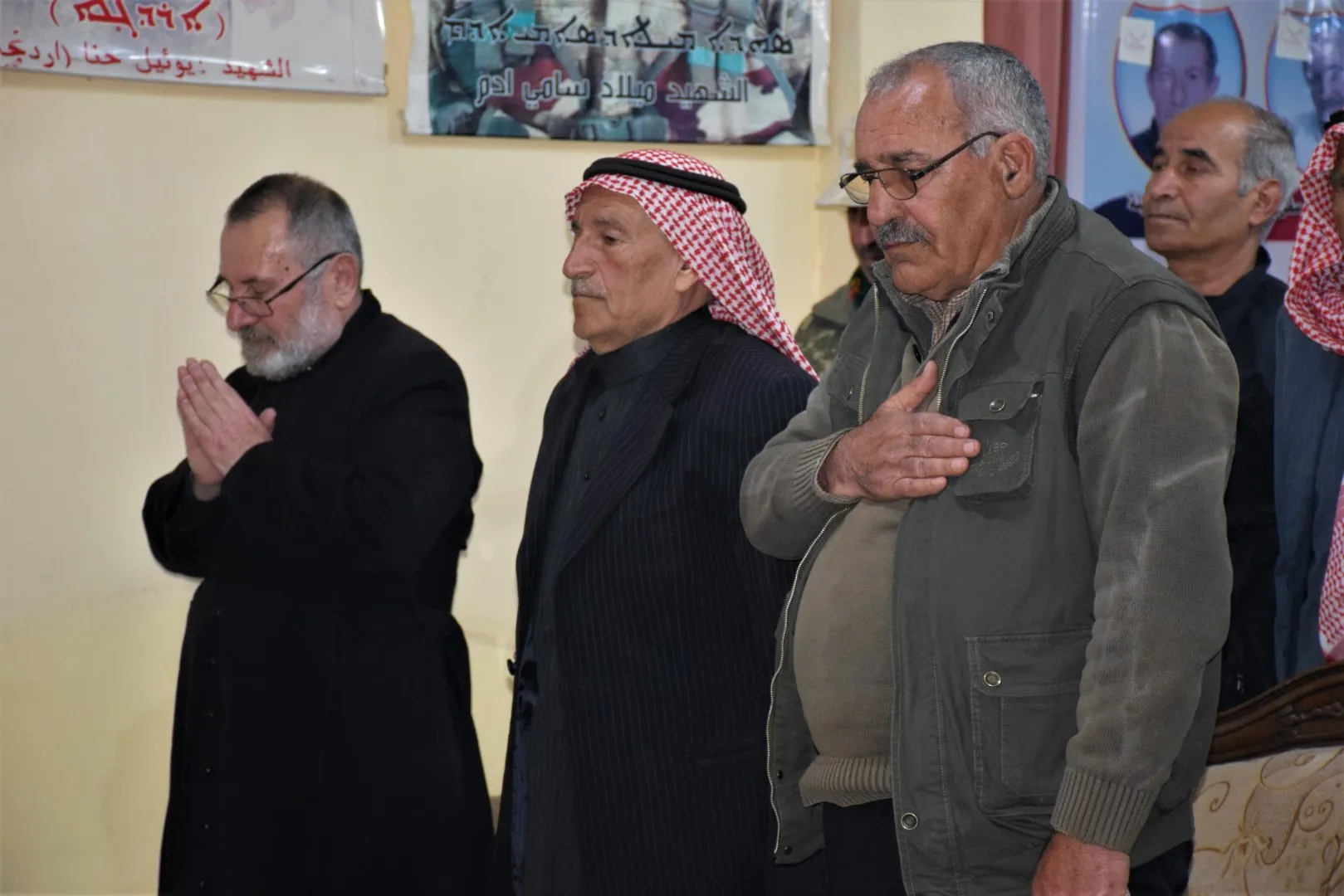 Assyrians of Tal Tamr, its components recall martyrs of February
