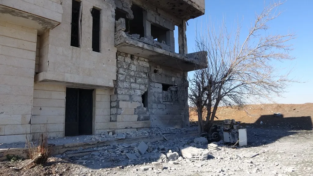 Material damages cause by Turkish shelling on Derik region