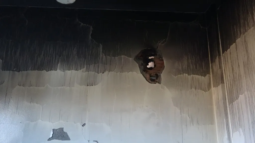 Material damages cause by Turkish shelling on Derik region