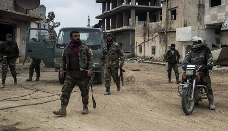 Clashes between Damascus forces and local gunmen in Daraa