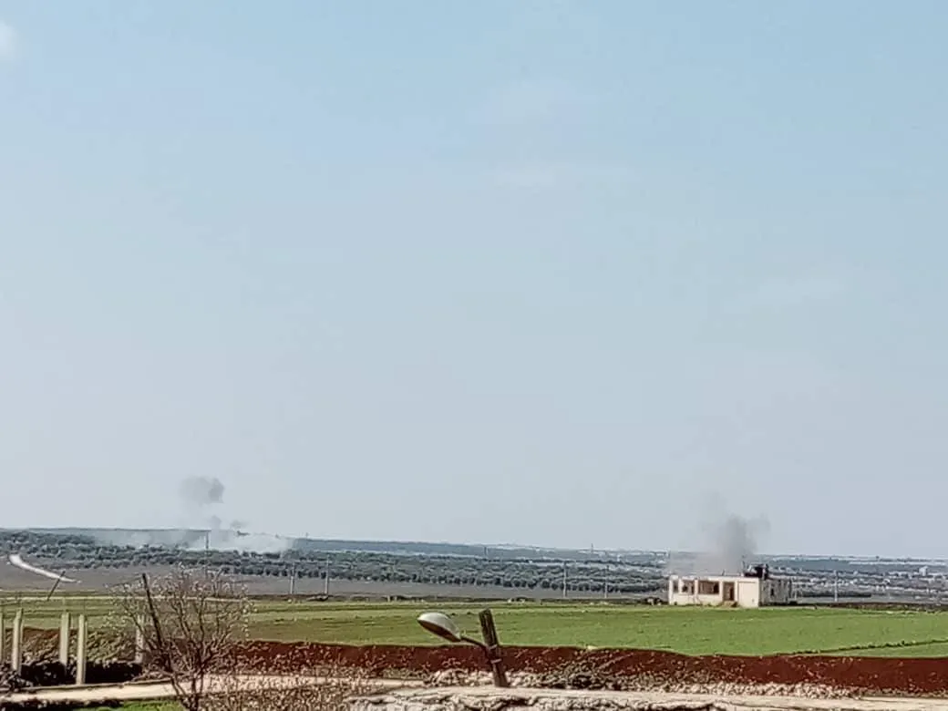 ​​​​​​​Turkish occupation launches a heavy bombardment on sherawa
