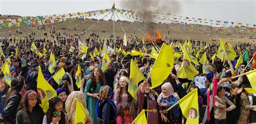Newroz fire 2022 lit in NES's celebration squares