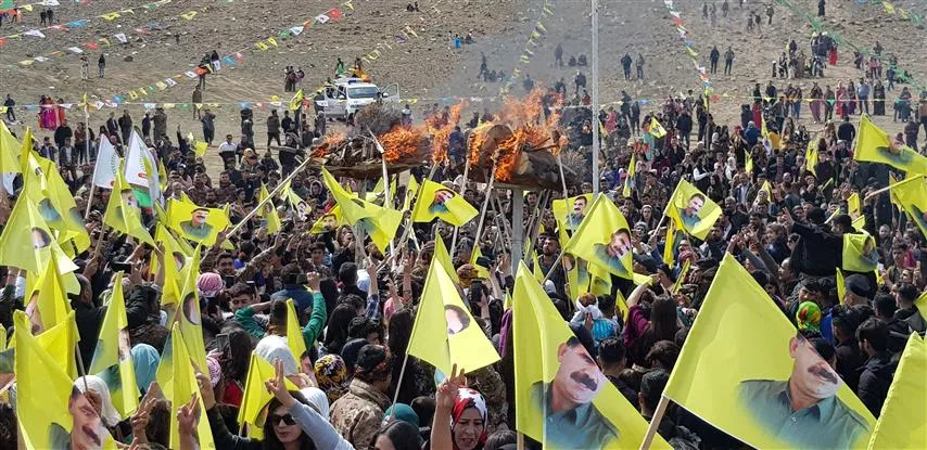 Newroz fire 2022 lit in NES's celebration squares