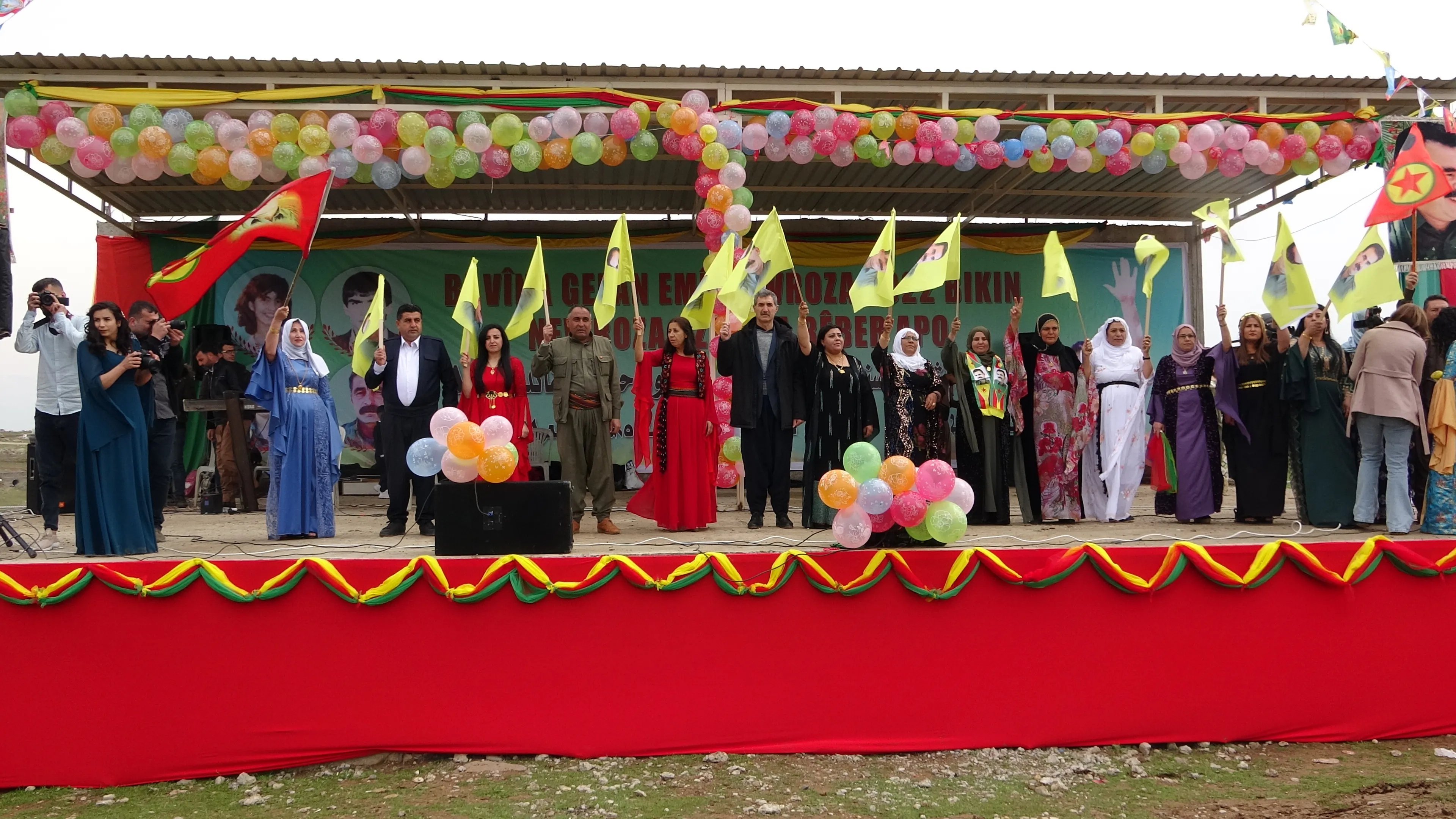 Newroz fire 2022 lit in NES's celebration squares