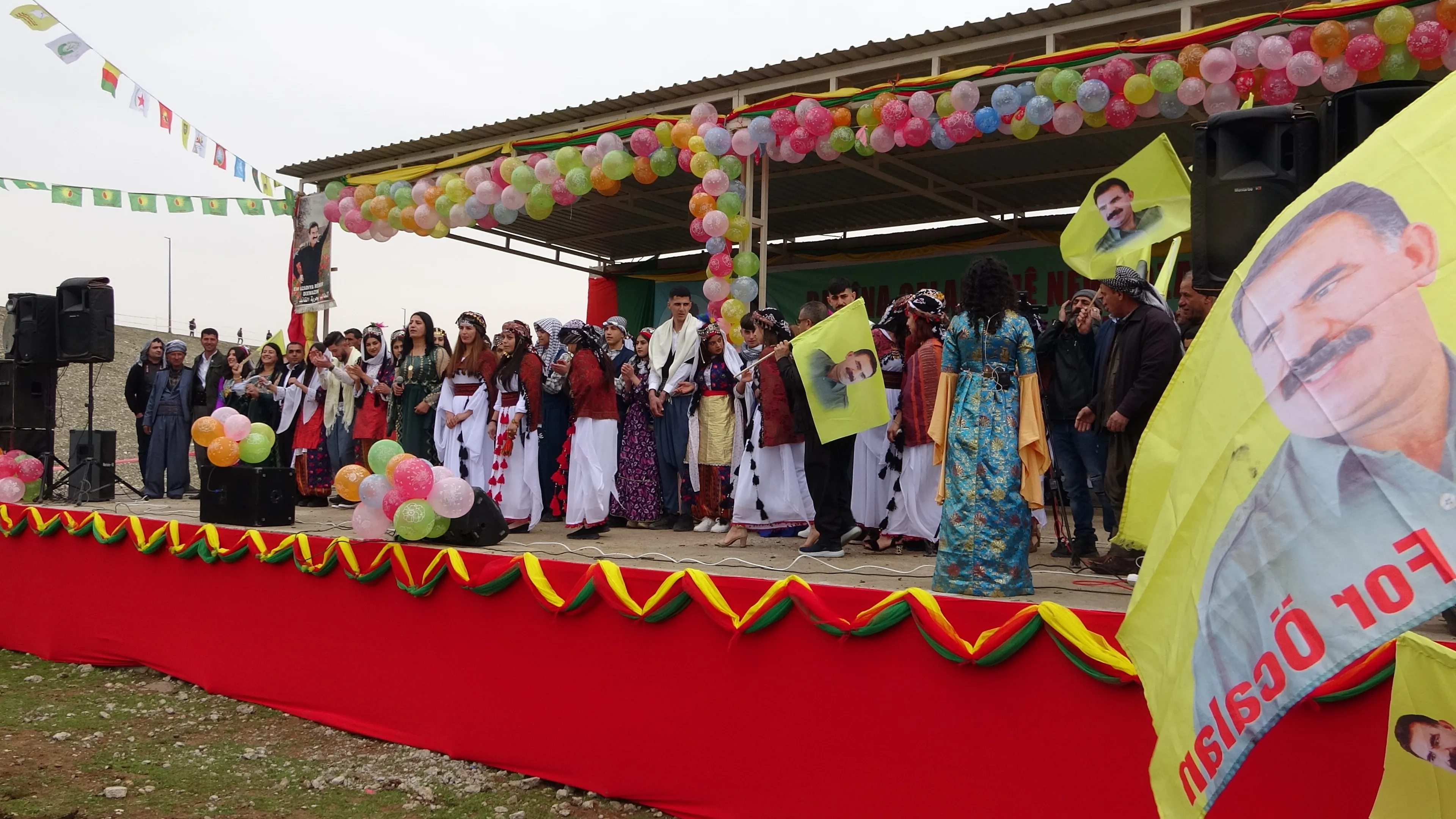 Newroz fire 2022 lit in NES's celebration squares
