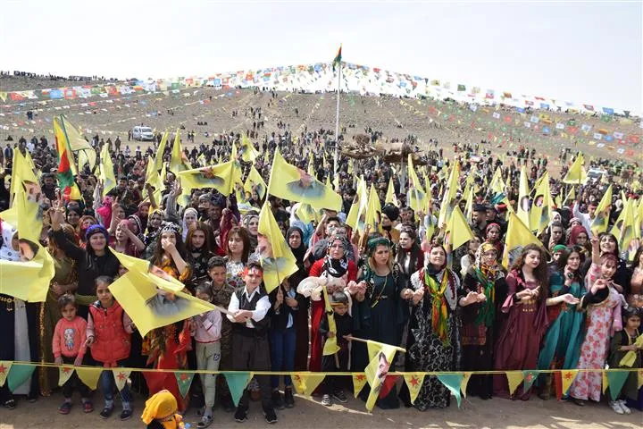 Newroz fire 2022 lit in NES's celebration squares