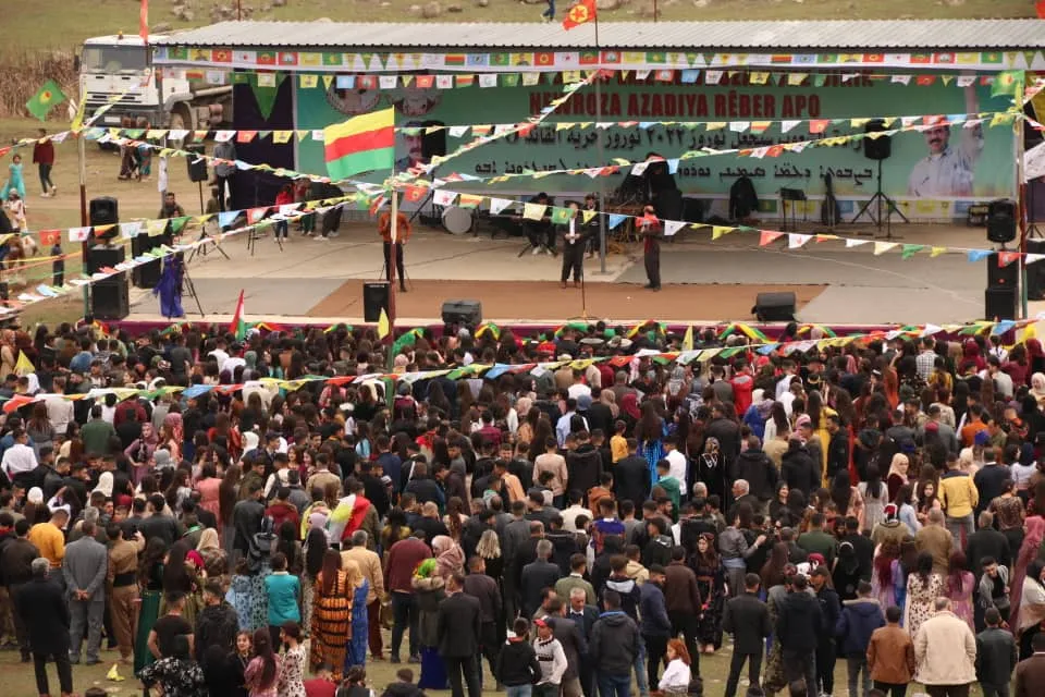 Newroz fire 2022 lit in NES's celebration squares