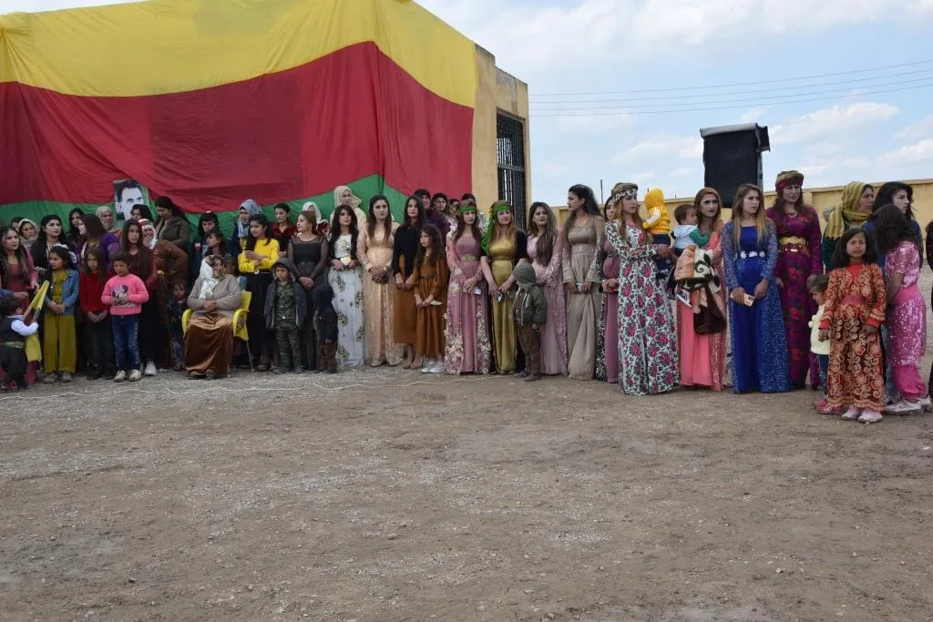 Newroz 2022 fire lit in western Kobane