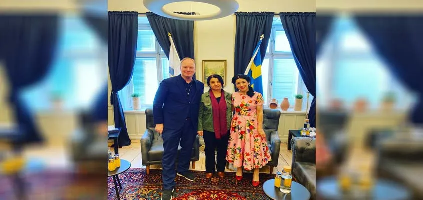 ​​​​​​​ After meetings in France, Abdullah meets prominent officials in Swedish government