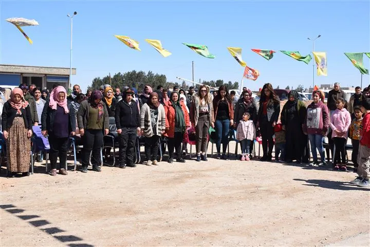 Newroz 2022 fire lit in Hasaka