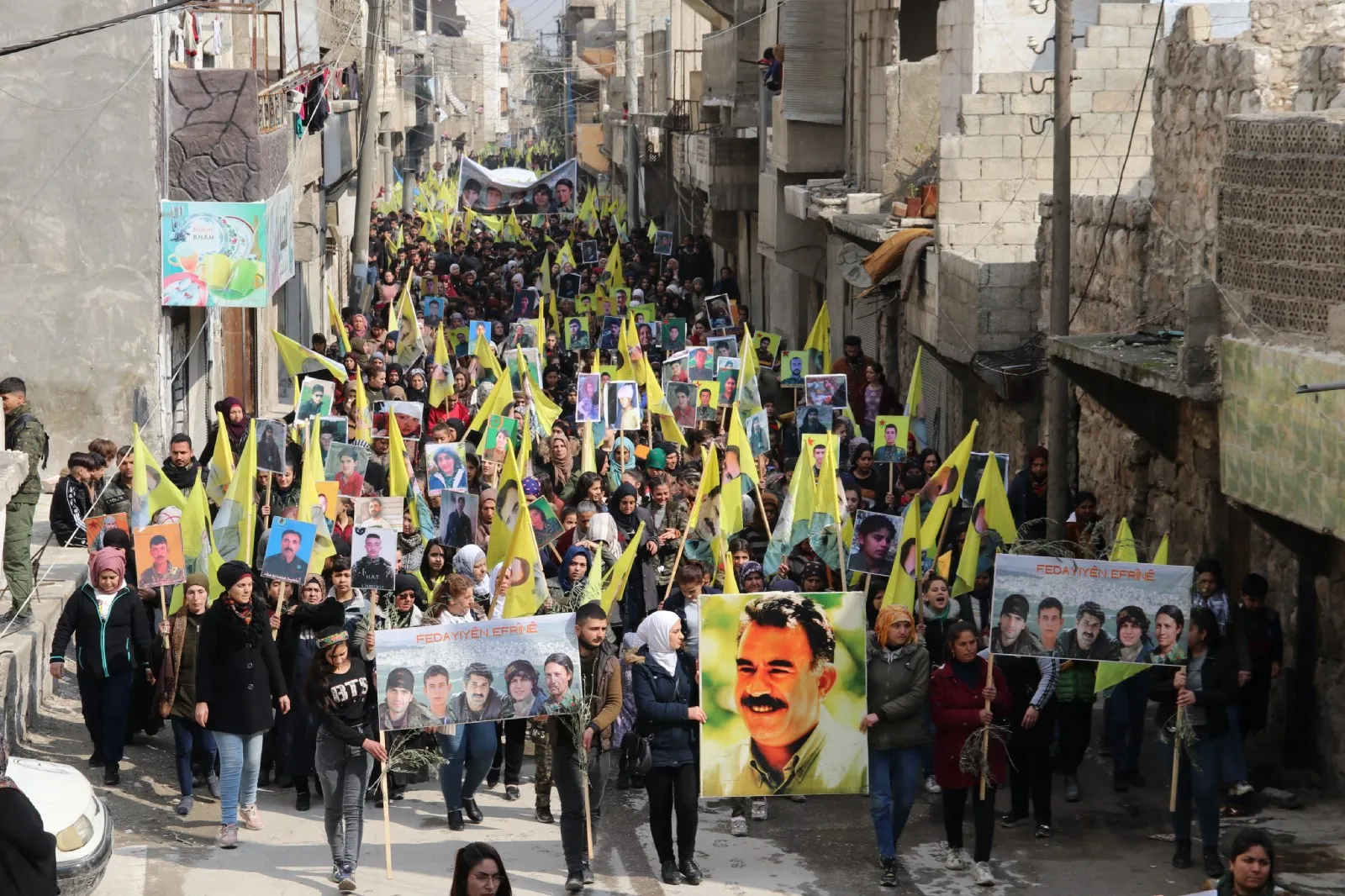 Mass demonstration in Aleppo condemns occupation of Afrin on its fourth anniversary