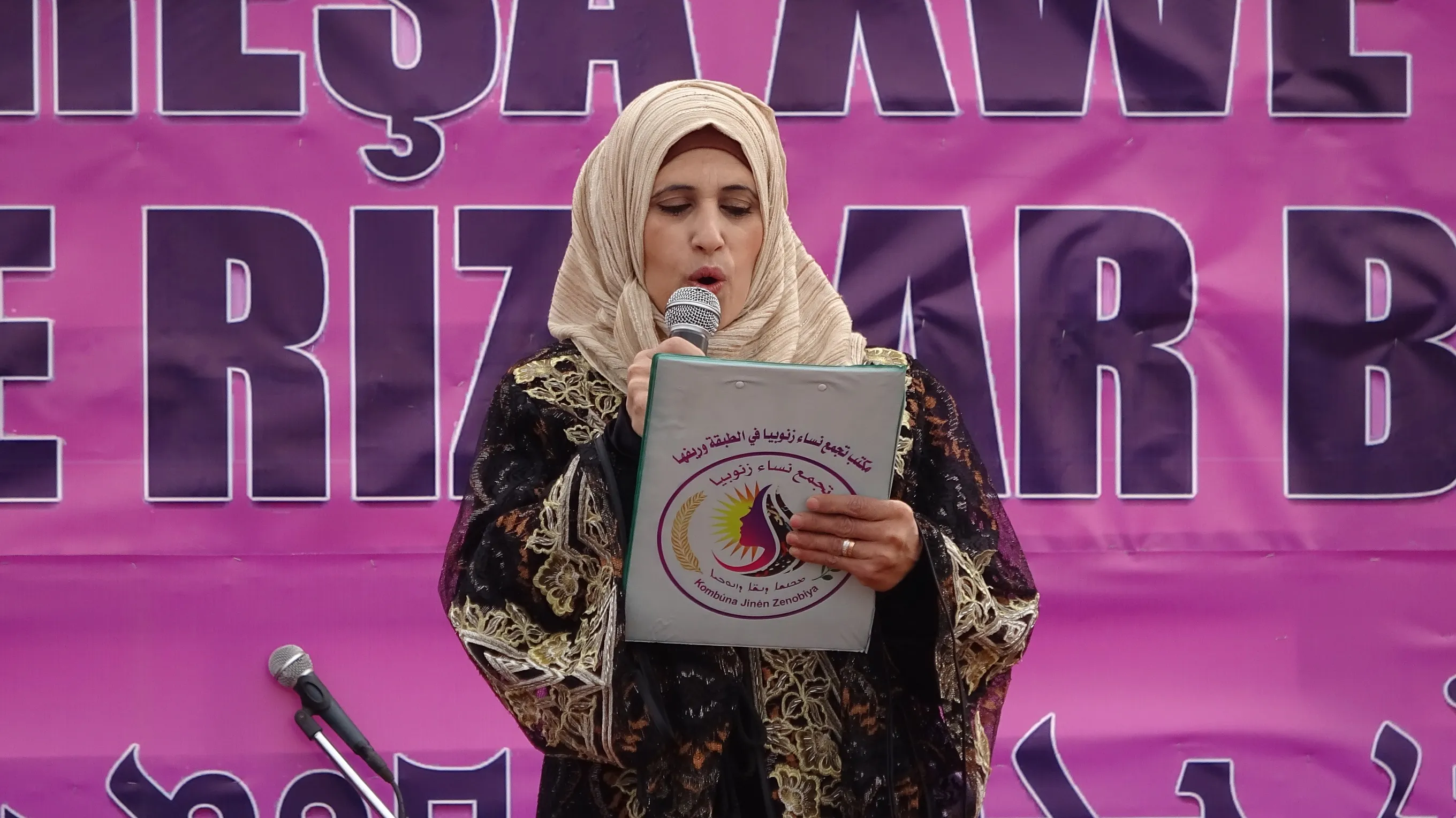 Women in Aleppo, Tabqa, and Sarin celebrate International Women's Day