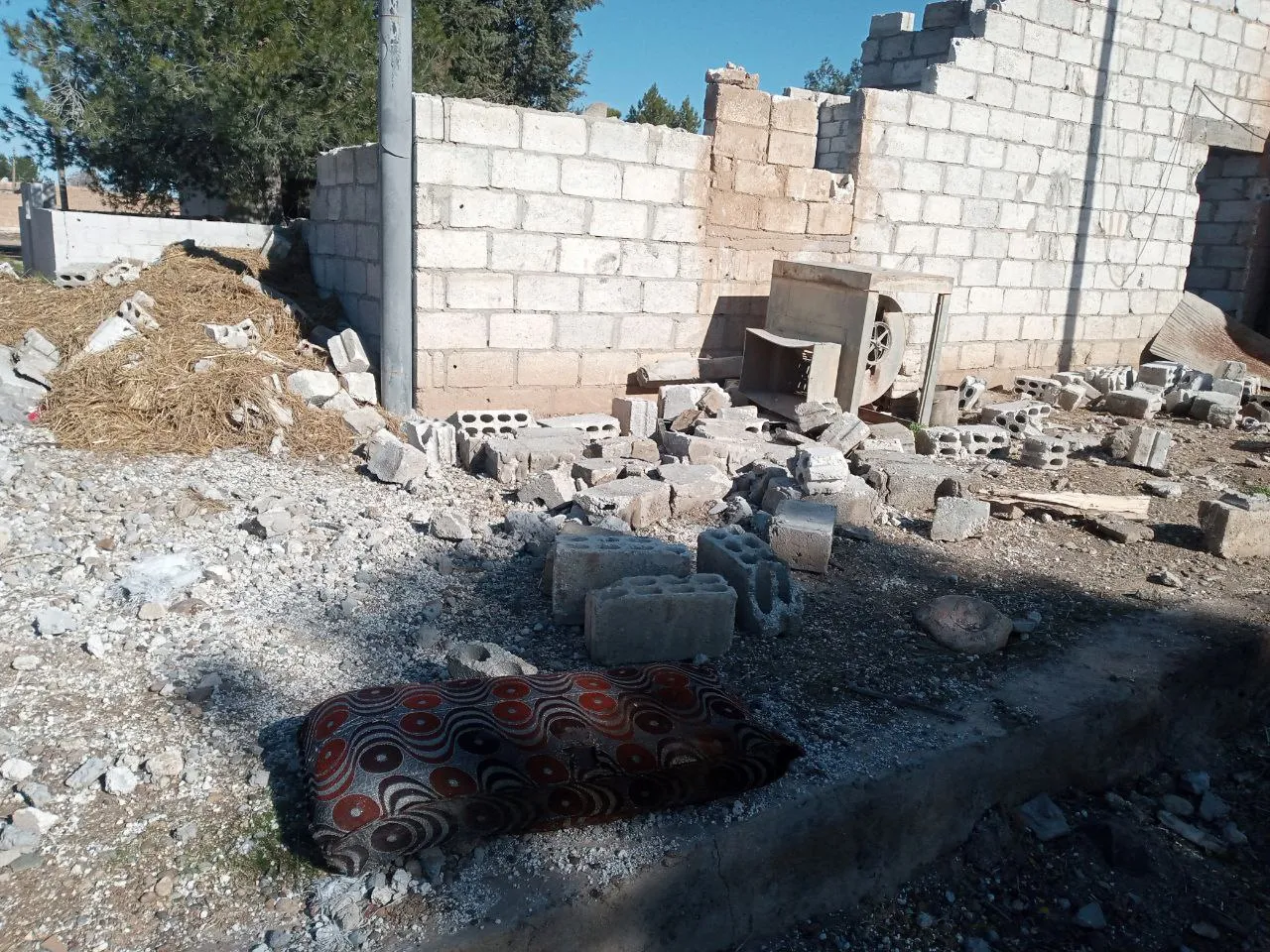 In pictures, Turkish bombing effects on Hasaka countryside