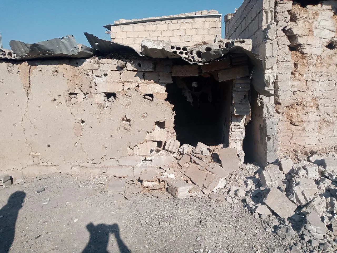 In pictures, Turkish bombing effects on Hasaka countryside