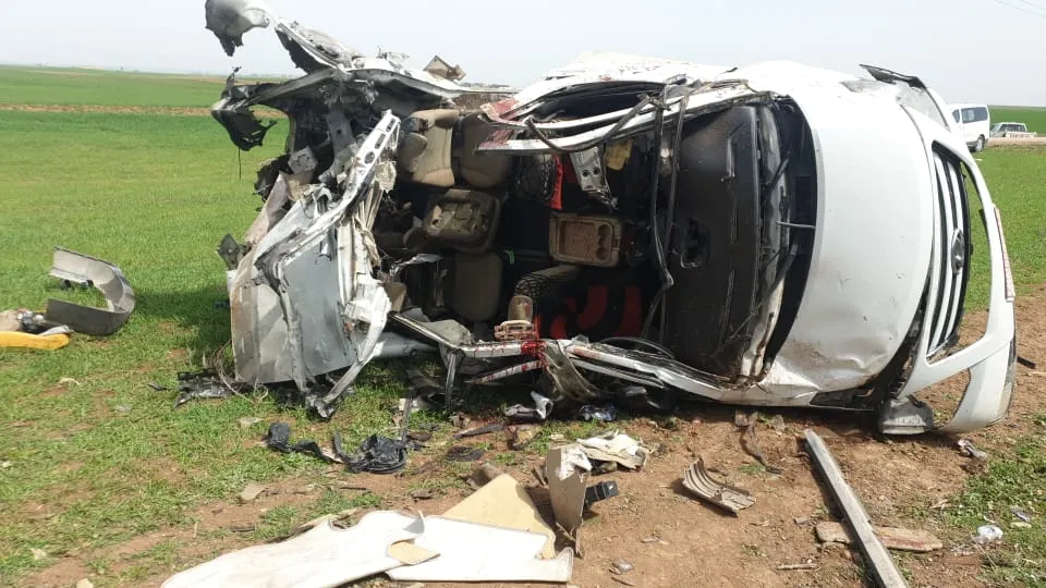 ​​​​​​​Car explodes on M4 in eastern Qamisho