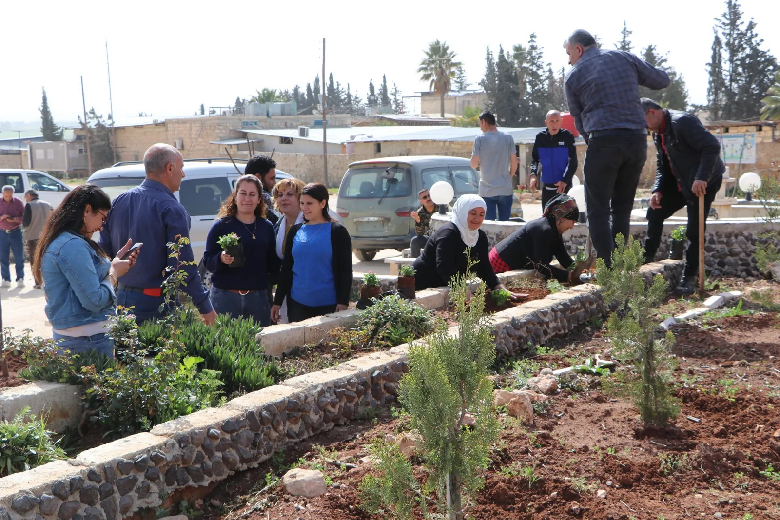  Afrin IDPs, Shahba people celebrate the birth of the leader Abdullah Ocalan
