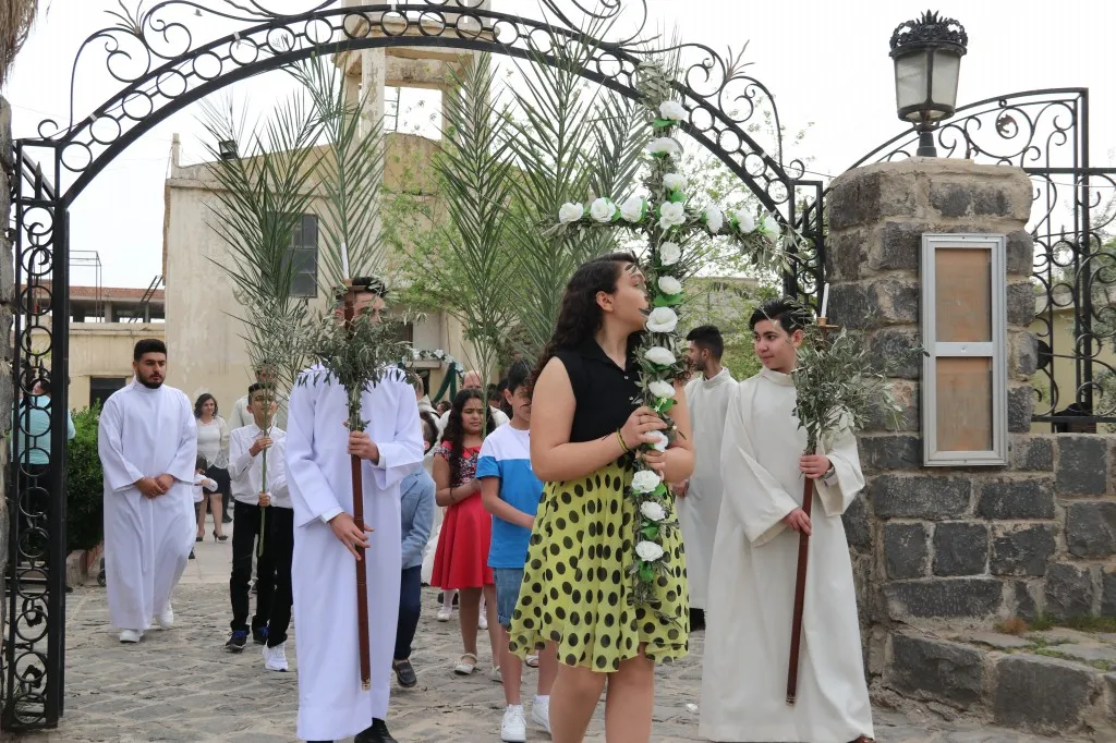 Palm Sunday held in NES Derik