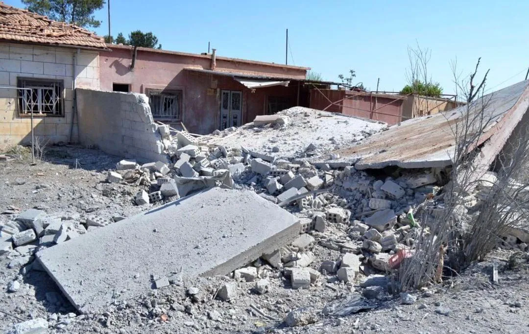 Turkish forces shell rural Tal Tamr