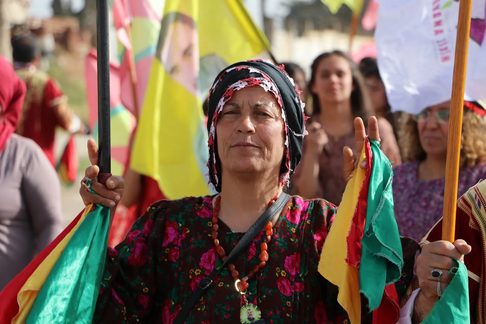 ​​​​​​​Demonstration in Al-Shahba to condemn attacks of Turkish occupation against Guerilla resistance