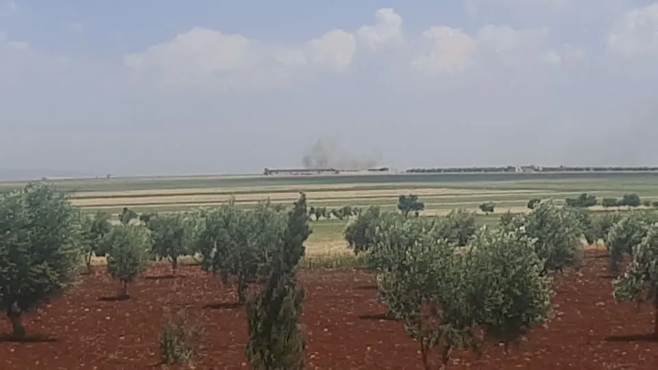 Turkish occupation bombs Til Rifa'at and Sheikh Hilal village