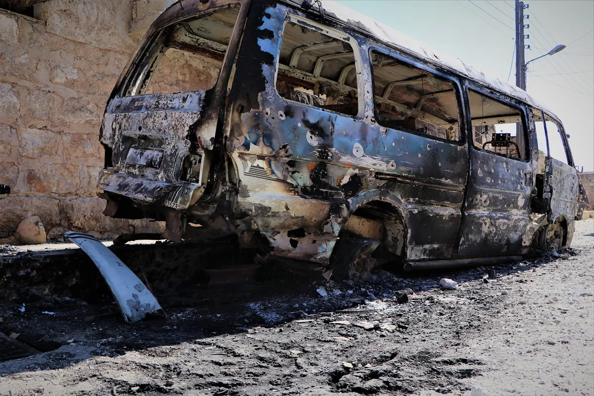 ANHA captures video of Turkish occupation shelling on Sherawa district