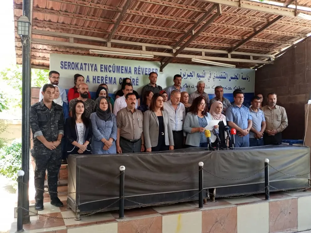 AA in Jazira call the people to escalate their struggle against Turkish aggression