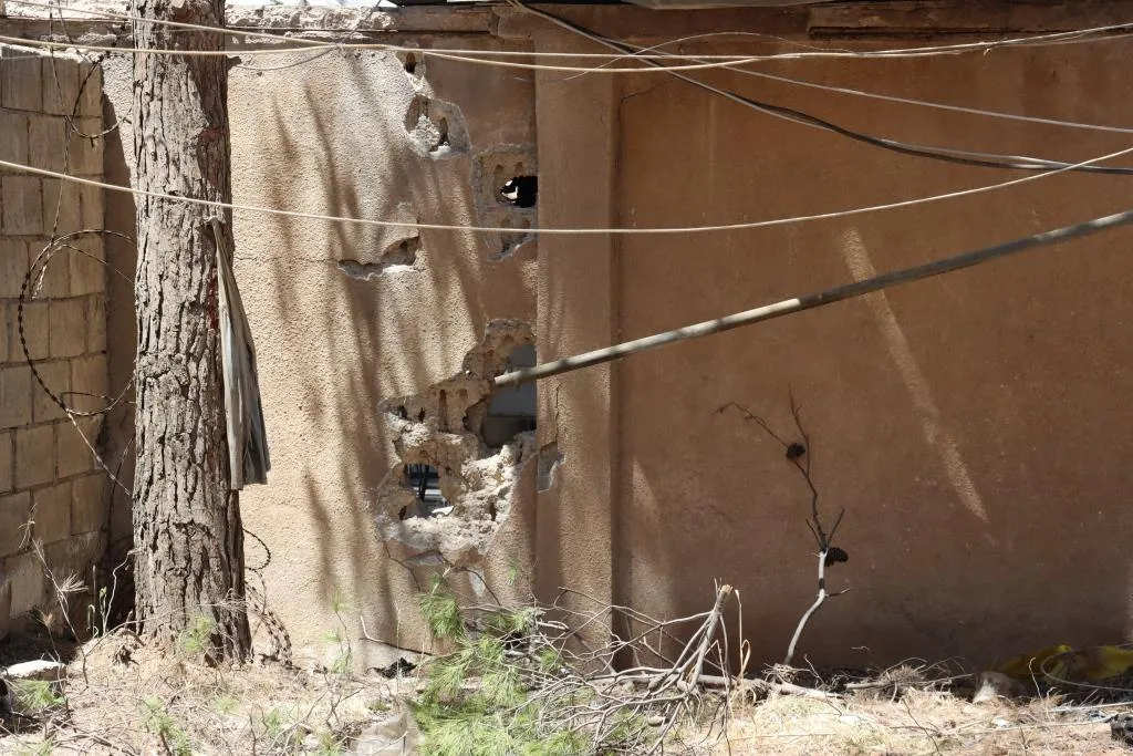 Exclusive scenes show great damage to public facilities in Zarghan