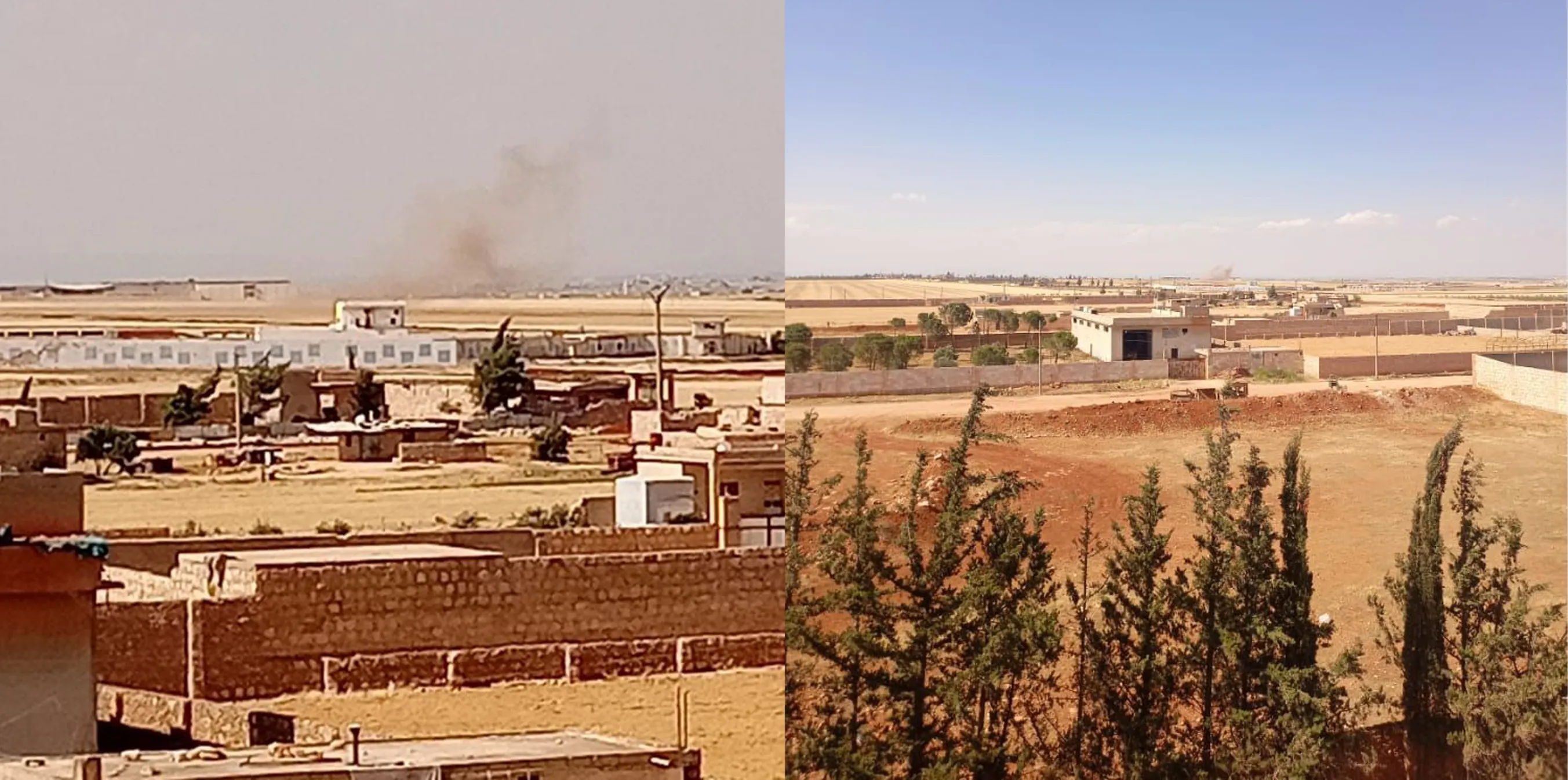 ​​​​​​​Turkish occupation army shells countryside of Al-Shahba