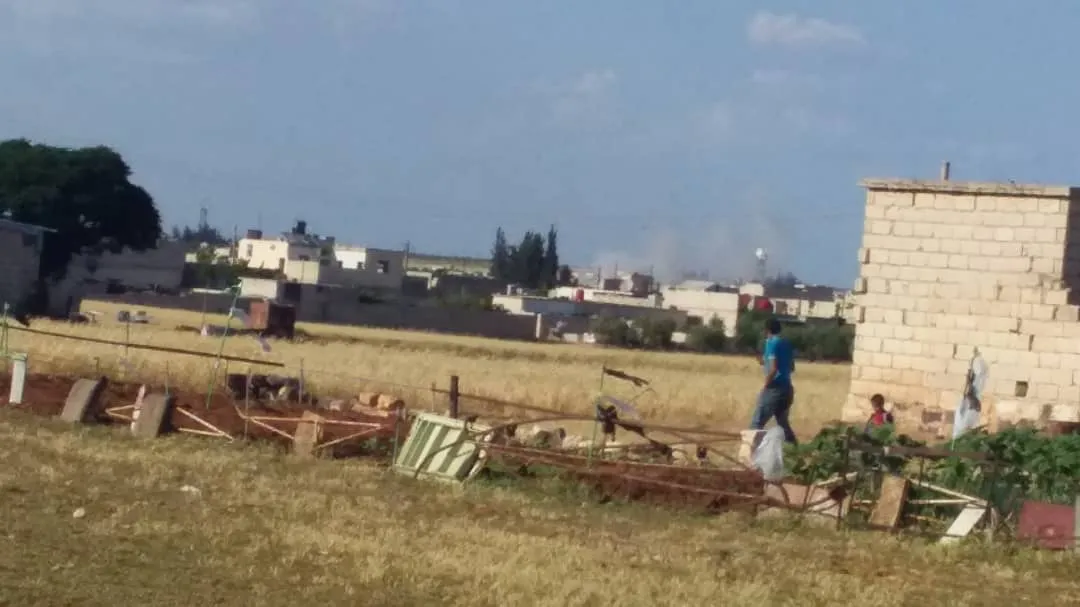 ​​​​​​​Turkish occupation army targets center of Tel Rifaat district