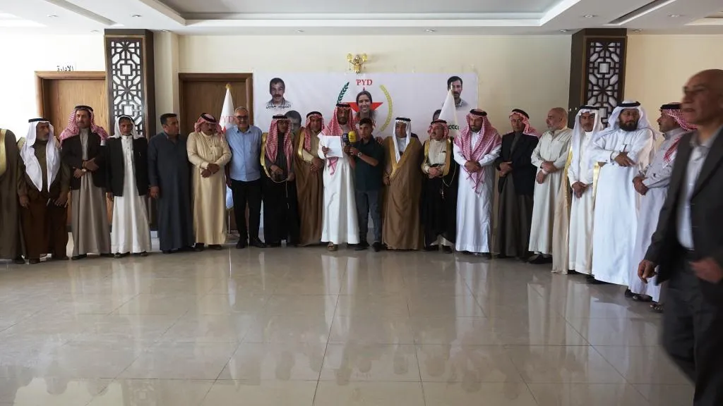 ​​​​​​​PYD holds a meeting with sheikhs and dignitaries of Raqqa and Tabqa