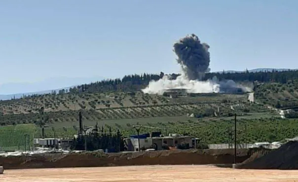 Turkish occupation forces shell Sherawa in Afrin