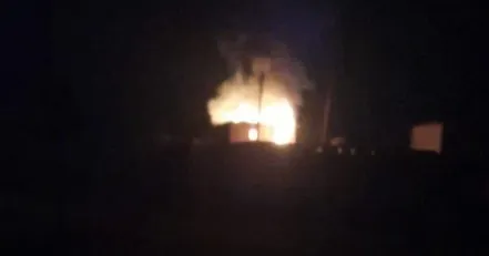 ​​​​​​​House in Zarkan set on fire due to bombing of Turkish occupation