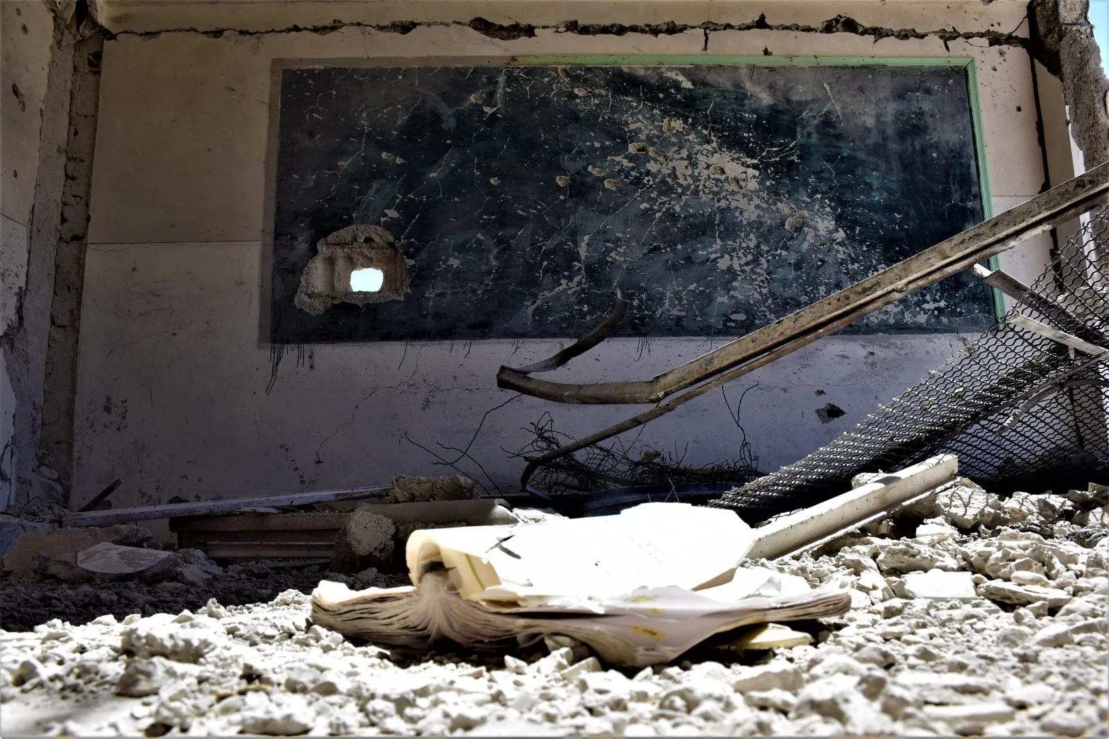 Unthinkable devastation caused by Turkish occupation shelling on Zerghan, Tal Tamar 