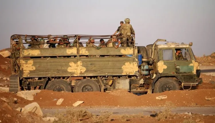 ​​​​​​​ISIS targets Damascus government' military bus in the Desert