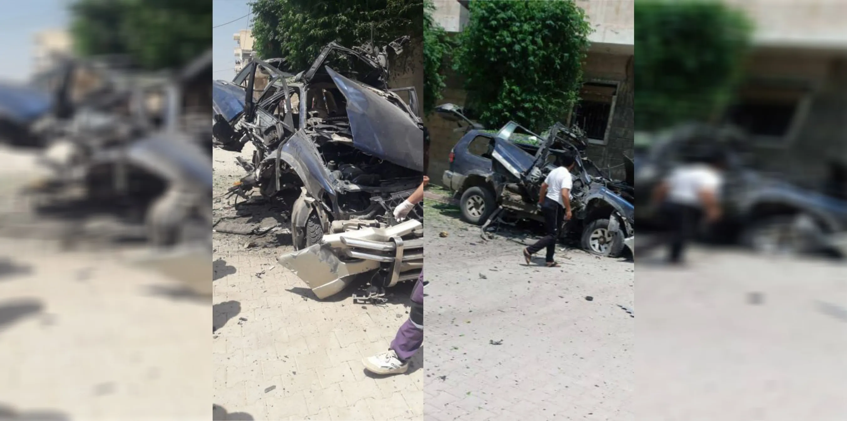 Turkish-backed “Asifat Al-Shamal” commander’s car hit by IED in occupied Azaz