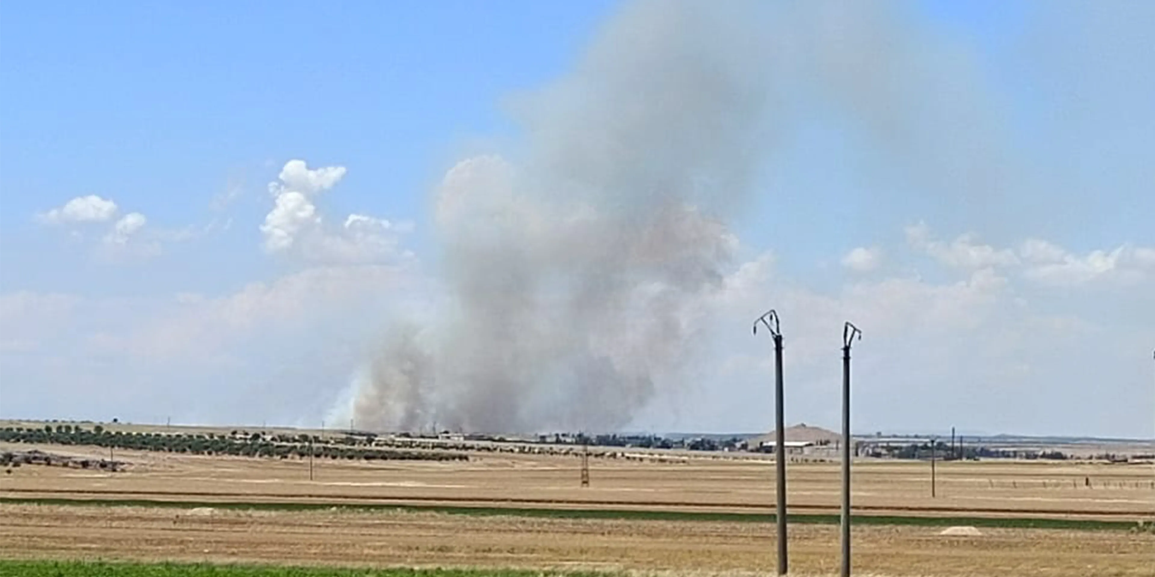 Turkish occupation and its mercenaries bombard villages of Sherawa and Al-Shahba - Updated