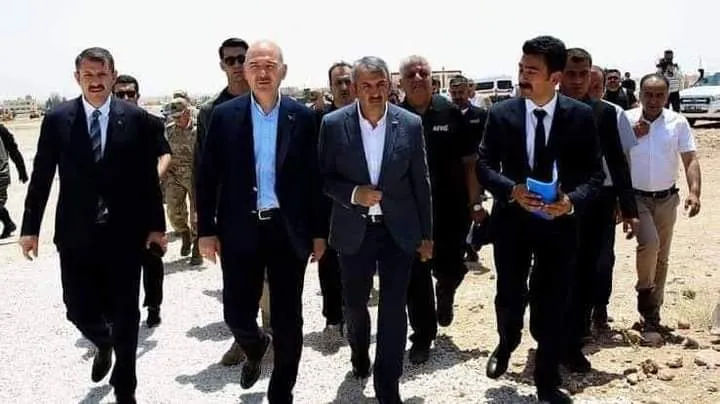Soylu visits settlement in Gire Spi