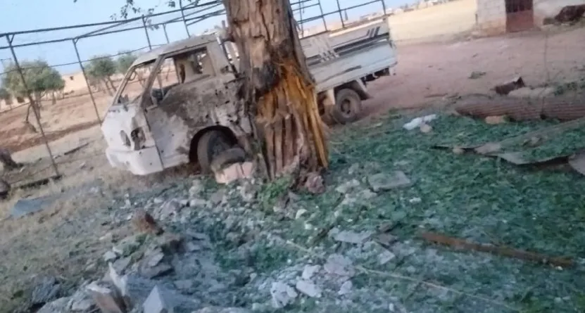Turkish occupation forces shell Shahba