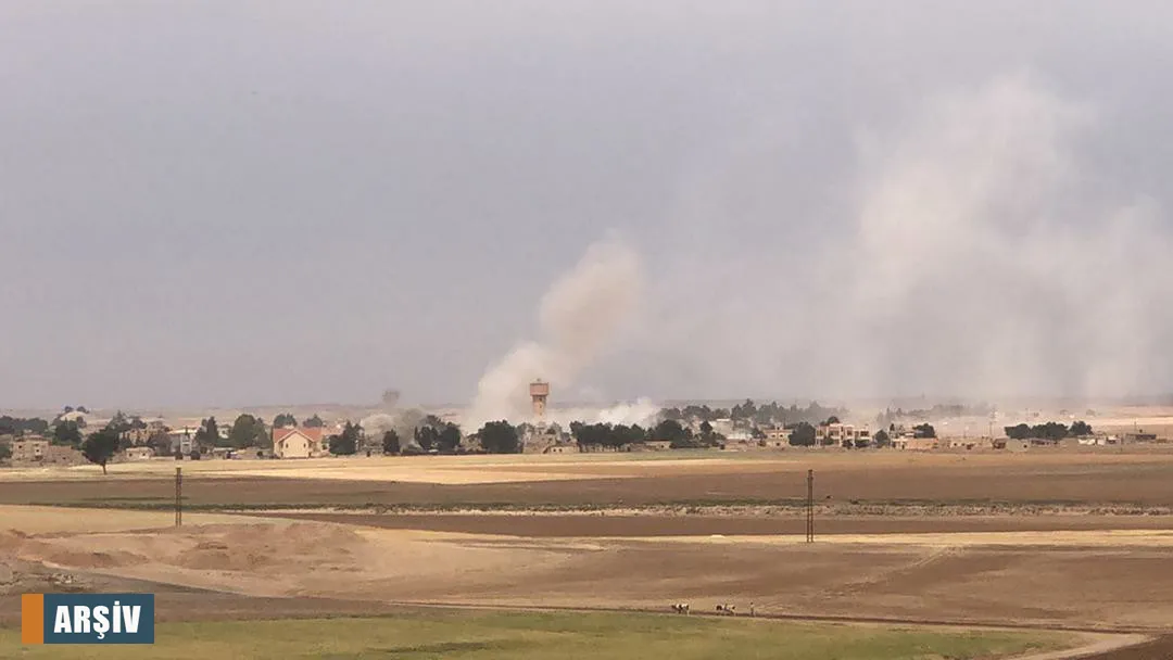 Turkish occupation and its mercenaries bombard village of Al-Dardara, north of Tal Tamr