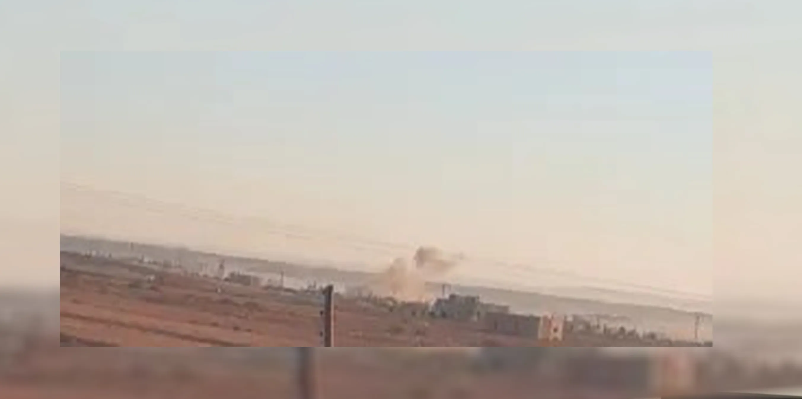 Turkish occupation army bombs the village of Al-Yalini, north of Manbij