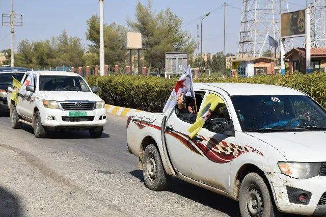 People flock to Qamishlo to participate “July 19th Revolution” celebration