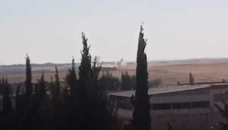 ​​​​​​​Turkish occupation army shells countryside of Al-Shahba district