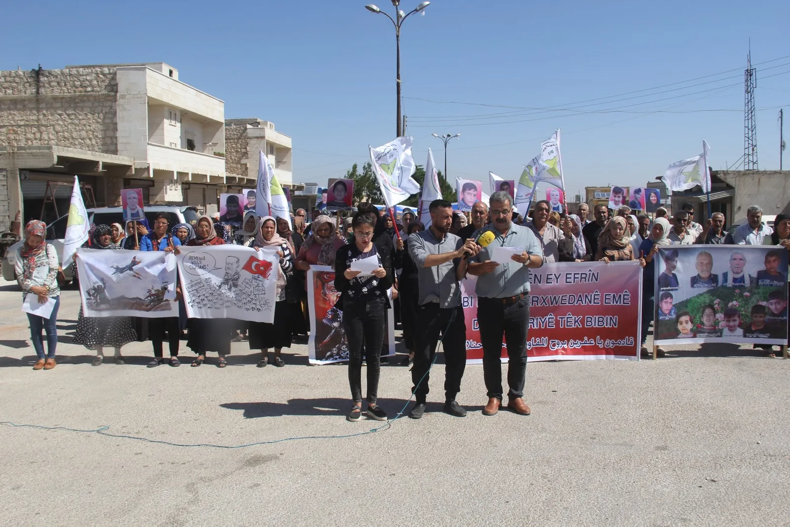 ​​​​​​​Demands to impose a no-fly zone on NE Syria