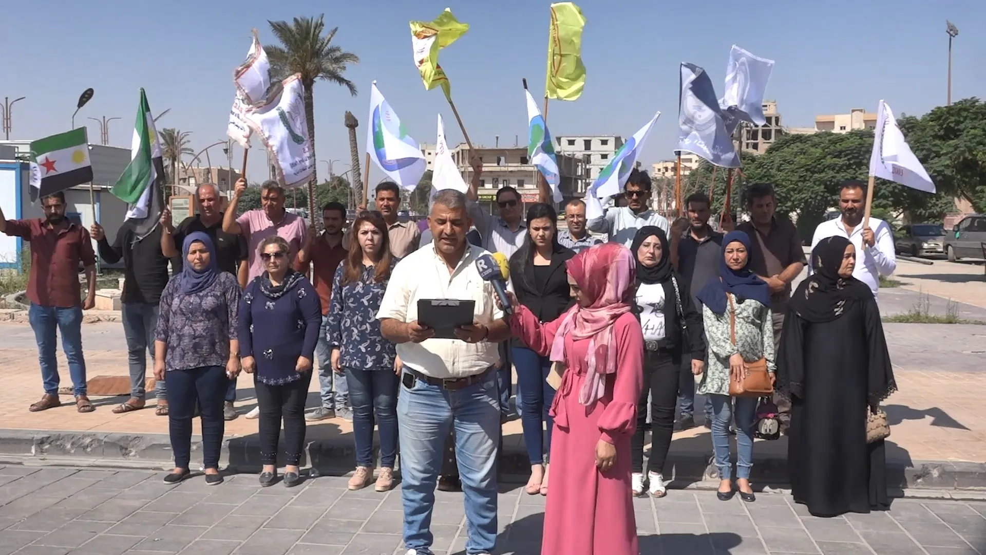 Political parties in Raqqa condemn the Turkish attacks