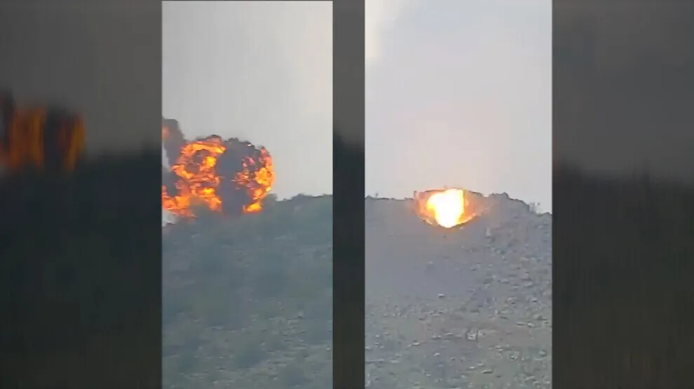 Footage show detonation of tactical nuclear bombs in Zap's tunnels