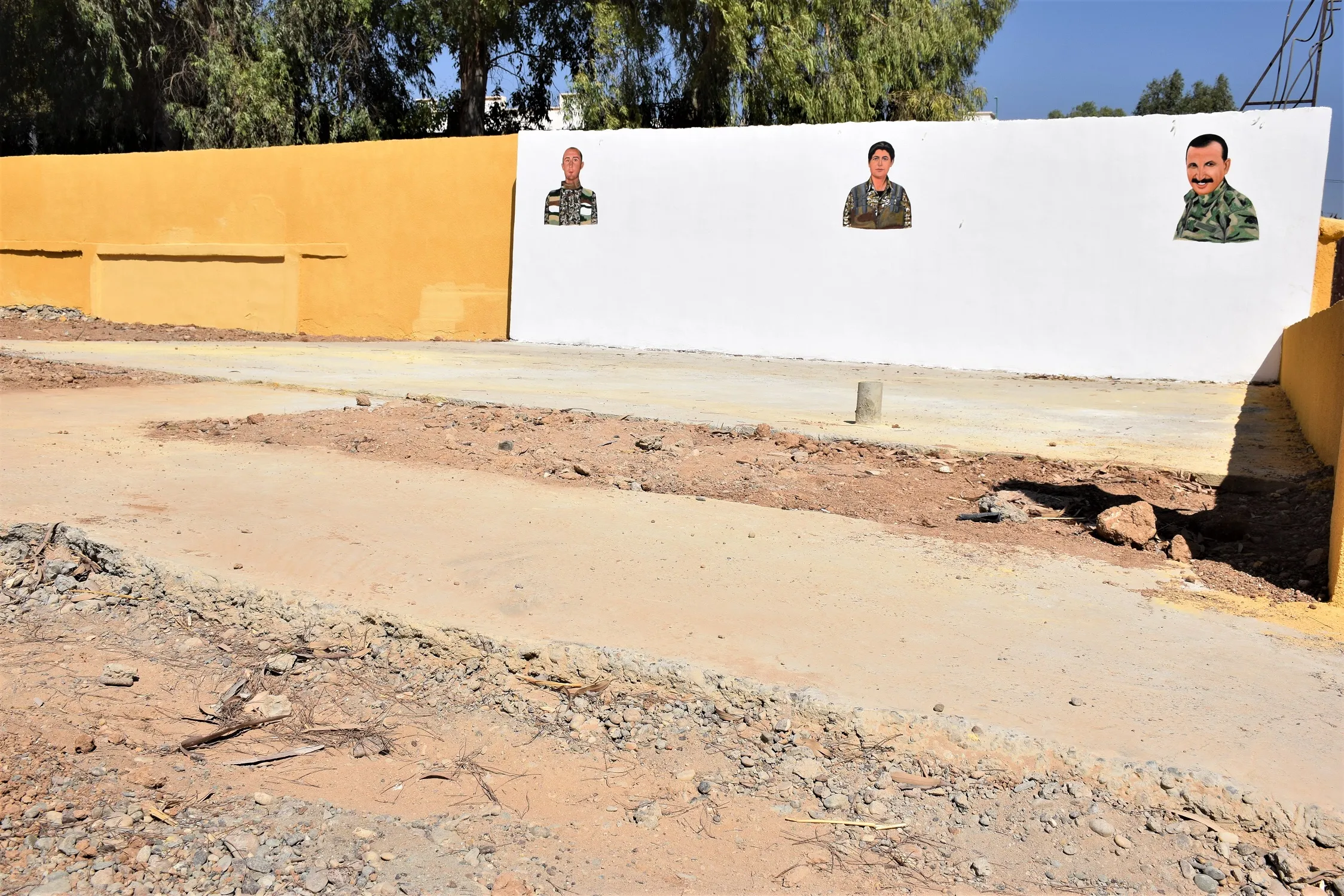 ​​​​​​​TMC commemorates leader Rinas Roj and TMC's martyrs through mural in Hasaka