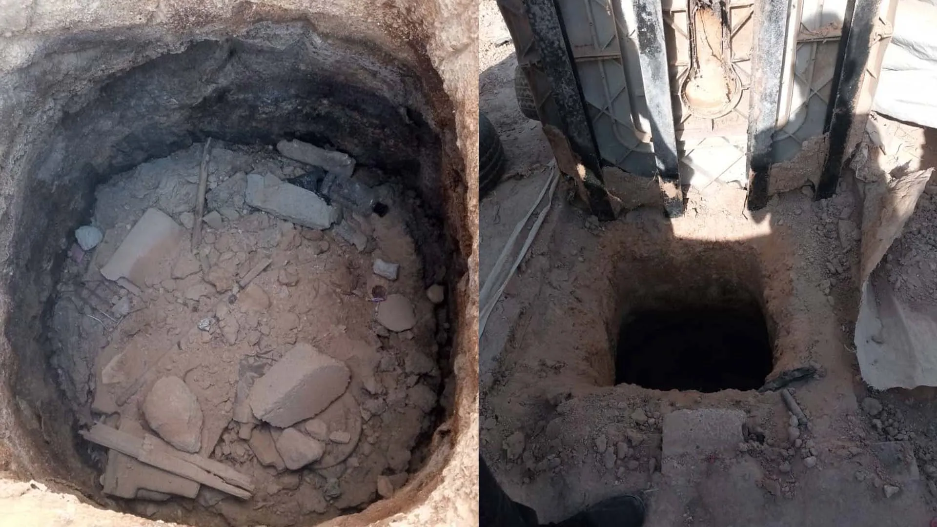 During Humanity and Security campaign, ISF find 4 trenches in al-Hol camp
